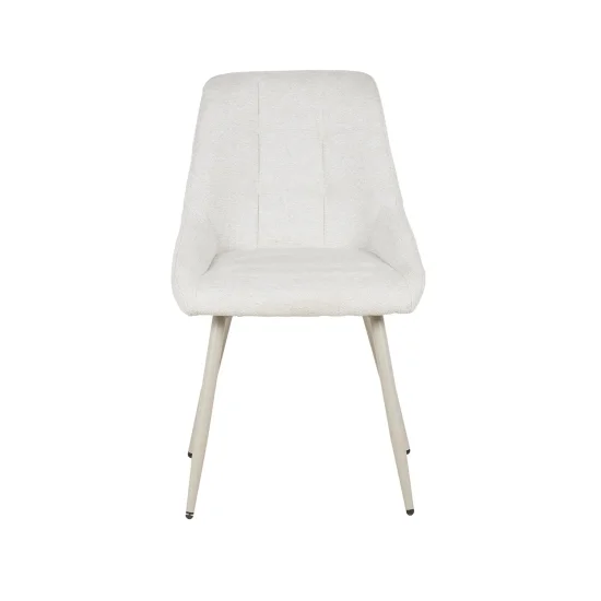 SILLA DE COMEDOR TAPIZADA ARENA PATA BEIGE WESKA 2