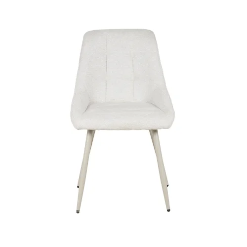 SILLA DE COMEDOR TAPIZADA ARENA PATA BEIGE WESKA SILLA DE COMEDOR TAPIZADA ARENA PATA BEIGE WESKA