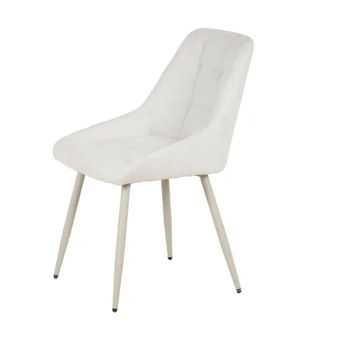 SILLA DE COMEDOR TAPIZADA ARENA PATA BEIGE WESKA SILLA DE COMEDOR TAPIZADA ARENA PATA BEIGE WESKA