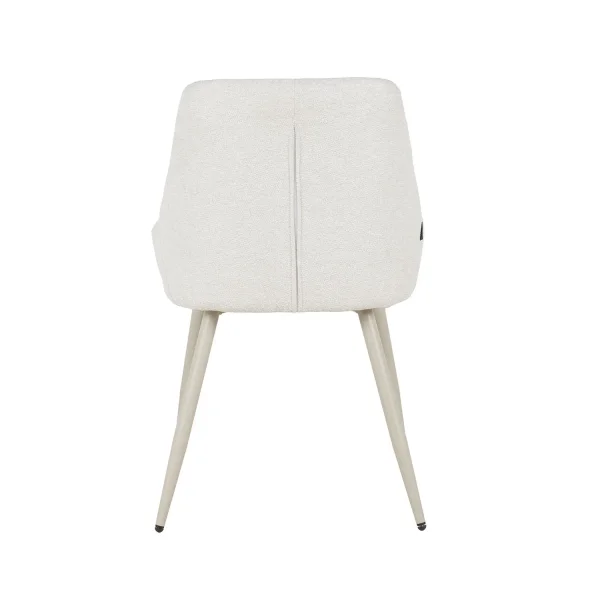 SILLA DE COMEDOR TAPIZADA ARENA PATA BEIGE WESKA SILLA DE COMEDOR TAPIZADA ARENA PATA BEIGE WESKA
