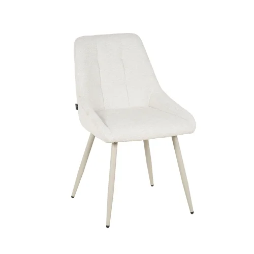 SILLA DE COMEDOR TAPIZADA ARENA PATA BEIGE WESKA SILLA DE COMEDOR TAPIZADA ARENA PATA BEIGE WESKA