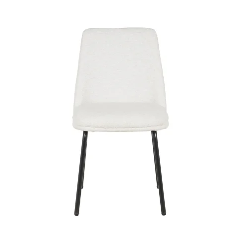 SILLA DE COMEDOR TAPIZADO ARENA PATAS NEGRAS LUSTRA SILLA DE COMEDOR TAPIZADO ARENA PATAS NEGRAS LUSTRA