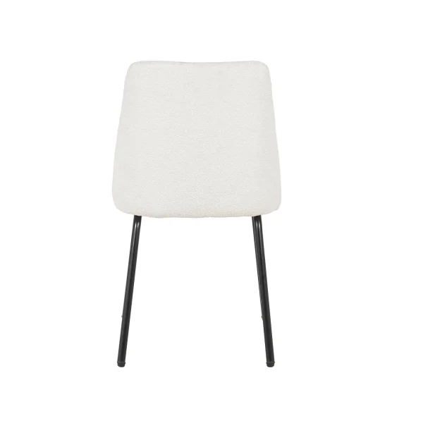SILLA DE COMEDOR TAPIZADO ARENA PATAS NEGRAS LUSTRA SILLA DE COMEDOR TAPIZADO ARENA PATAS NEGRAS LUSTRA