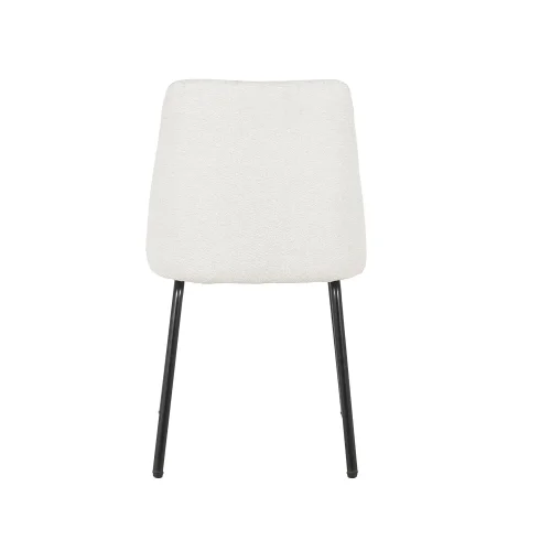 SILLA DE COMEDOR TAPIZADO ARENA PATAS NEGRAS LUSTRA SILLA DE COMEDOR TAPIZADO ARENA PATAS NEGRAS LUSTRA