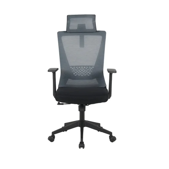 SILLA DE ESCRITORIO GRIS/NEGRA SITWELL 2