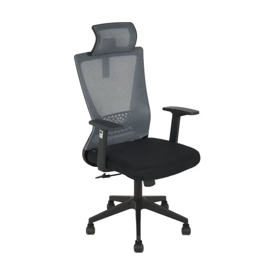 SILLA DE ESCRITORIO GRIS/NEGRA SITWELL