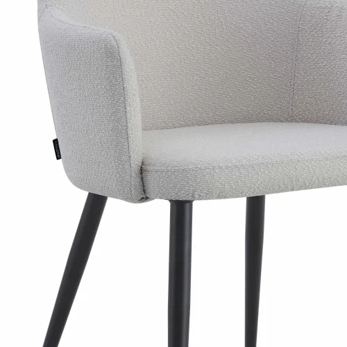 SILLÓN GUNNAR TEXTIL GRIS PATAS NEGRAS SILLÓN GUNNAR TEXTIL GRIS PATAS NEGRAS