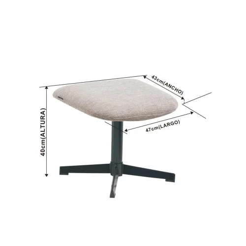 SILLÓN CON REPOSAPIÉS ARENA CONCORD