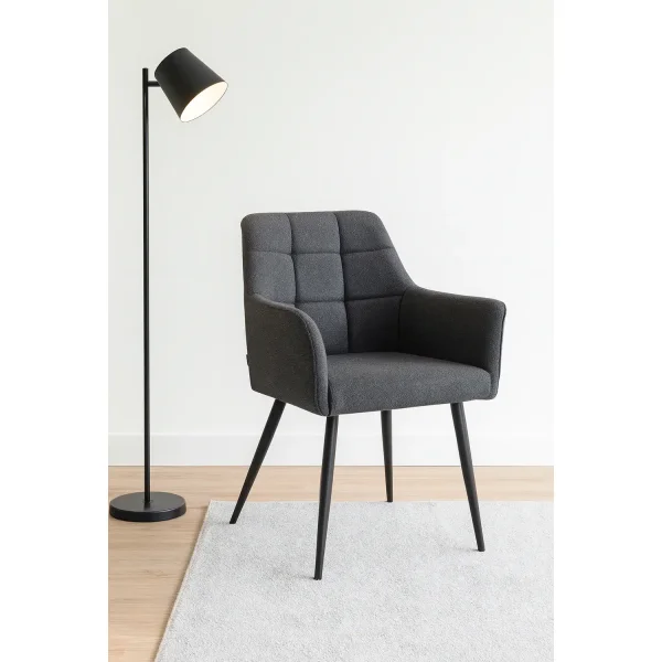 SILLÓN TAPIZADO GRIS FABRIZIO SILLÓN TAPIZADO GRIS FABRIZIO