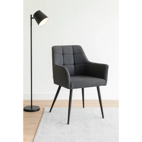 SILLÓN TAPIZADO GRIS FABRIZIO SILLÓN TAPIZADO GRIS FABRIZIO