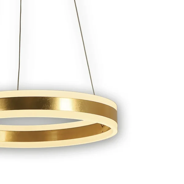 LÁMPARA DE TECHO LED 37W 3000K-6000K DORADO ISADORA