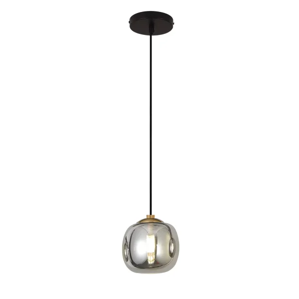 LÁMPARA DE TECHO 1 LUZ TULIPA FUME Ø15CM G9 NICOLETTA