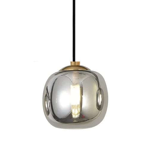 LÁMPARA DE TECHO 1 LUZ TULIPA FUME Ø12CM G9 NICOLETTA