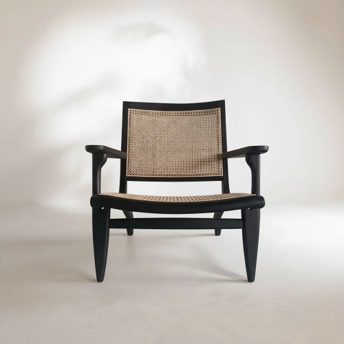 SILLÓN MADERA DE OLMO NEGRO EINAR