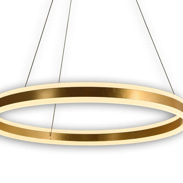 LÁMPARA DE TECHO LED 51W 3000K-6000K DORADO ISADORA