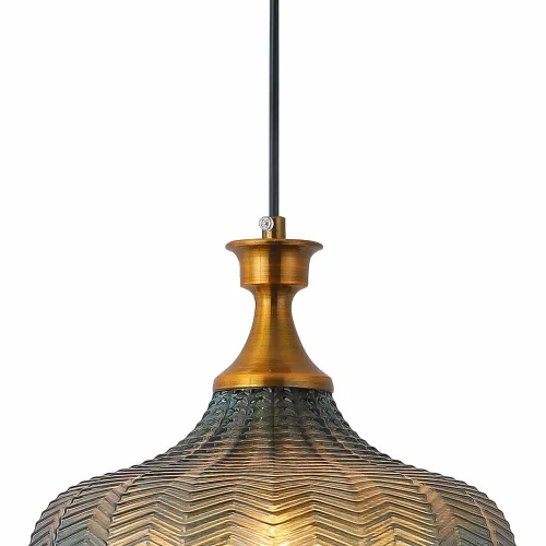 LÁMPARA DE TECHO CRISTAL AGUAMARINA Ø 26 CM ROGAN