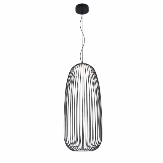 LÁMPARA DE TECHO LED 13W 3000K-4000K-6000K Ø30CM NEGRO ARVEN