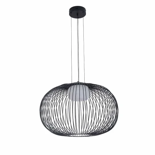 LÁMPARA DE TECHO LED 15W 3000K-4000K-6000K Ø60CM NEGRO ARVEN