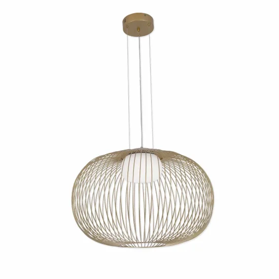 LÁMPARA DE TECHO LED 15W 3000K-4000K-6000K Ø60CM DORADO ARVEN