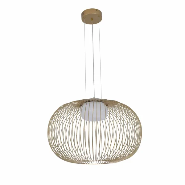 LÁMPARA DE TECHO LED 15W 3000K-4000K-6000K Ø60CM DORADO ARVEN