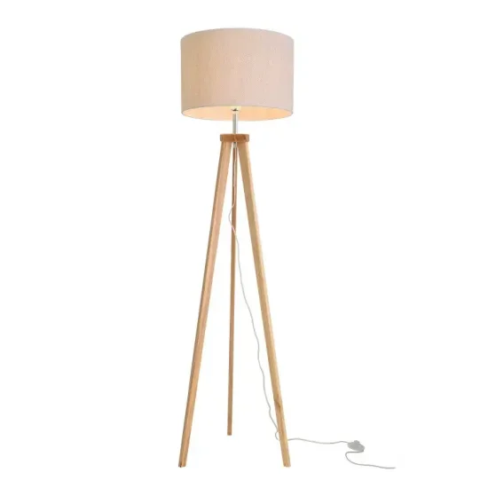 LÁMPARA DE PIE ENGDAHL PANTALLA BLANCA 2