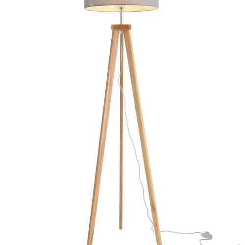 LÁMPARA DE PIE ENGDAHL PANTALLA GRIS