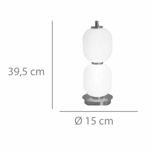 LÁMPARA DE MESA LED 16W 3000-6000K TÁCTIL ANEKA