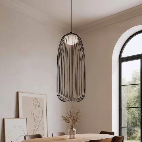 LÁMPARA DE TECHO LED 13W 3000K-4000K-6000K Ø30CM NEGRO ARVEN