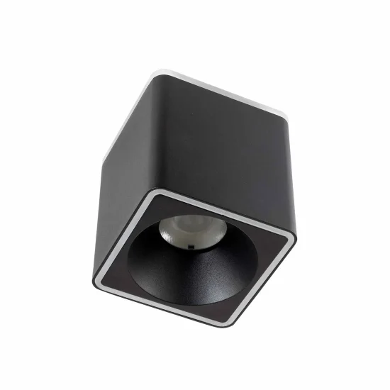 FOCO DE SUPERFICIE CUADRADO LED 14W 4000K 9x9CM NEGRO