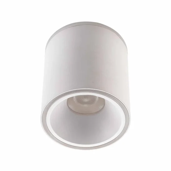 FOCO DE SUPERFICIE CILINDRICO LED 25W 4000K Ø12CM BLANCO
