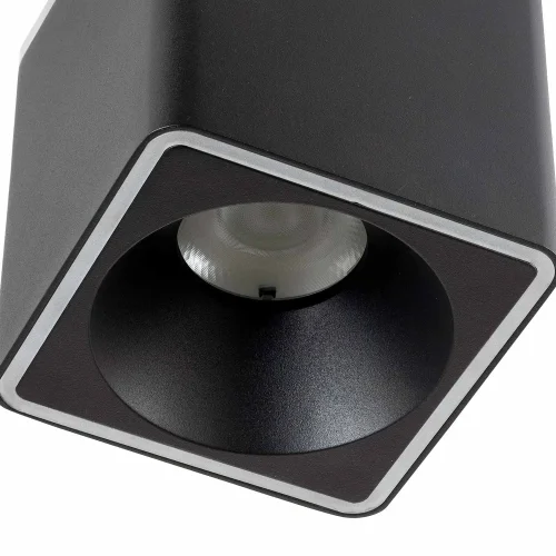 FOCO DE SUPERFICIE CUADRADO LED 25W 4000K 12x12CM NEGRO