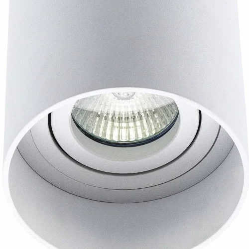 FOCO DE SUPERFICIE CILINDRICO GU10 ORIENTABLE Ø9CM BLANCO