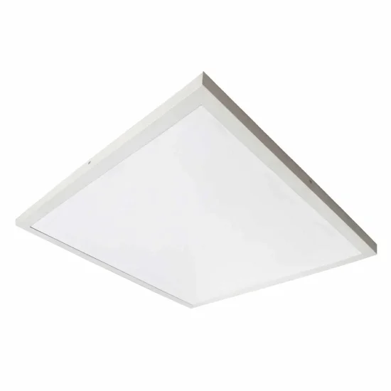 PLAFÓN LED DE SUPERFICIE 48W 4790 LM 60x60cm SELECTOR COLOR ALUMINIO BLANCO