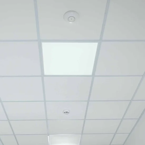 PLAFÓN LED DE SUPERFICIE 48W 4790 LM 60x60cm SELECTOR COLOR ALUMINIO BLANCO 2