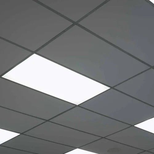 PLAFÓN LED DE SUPERFICIE 28W 2675 LM 30x60cm SELECTOR COLOR ALUMINIO BLANCO