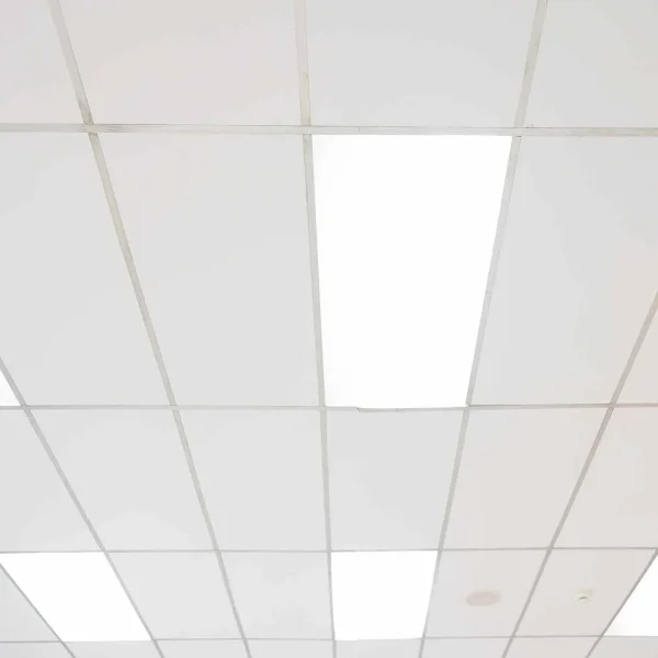 PLAFÓN LED DE SUPERFICIE 48W 4859 LM 30x120cm SELECTOR COLOR ALUMINIO BLANCO