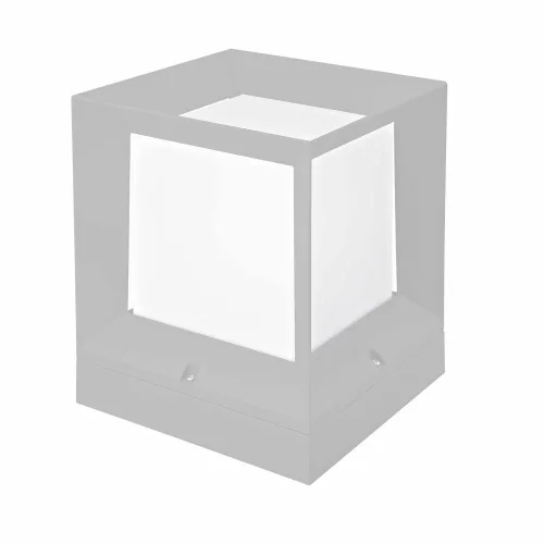 SOBREMURO EXTERIOR SNOWDROP 22CM E27 BLANCO IP54