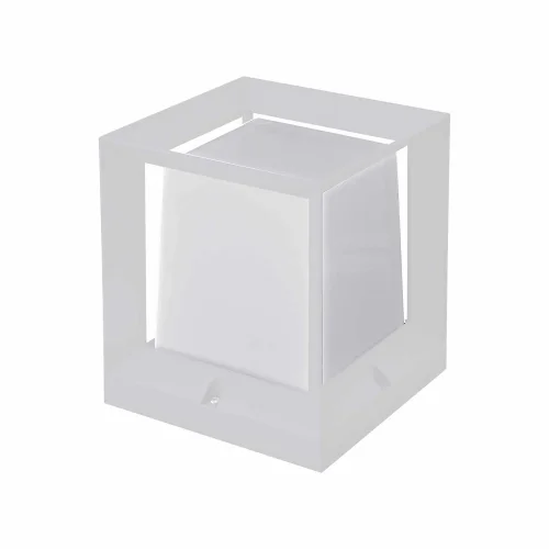 SOBREMURO EXTERIOR SNOWDROP 16CM E27 BLANCO IP54