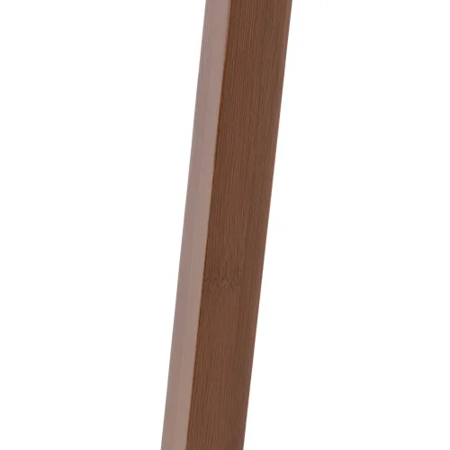 LÁMPARA DE PIE EN MADERA DE CAOBA Y TELA Ø46CM E27 HAGEN