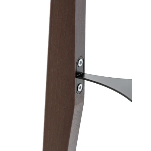 LÁMPARA DE PIE EN MADERA CAOBA Y TELA 2 LUCES E27 Ø36CM HAGEN