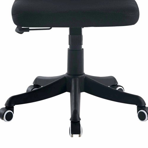 SILLA DE ESCRITORIO CON RUEDAS GRIS Y NEGRA AVENTURINA