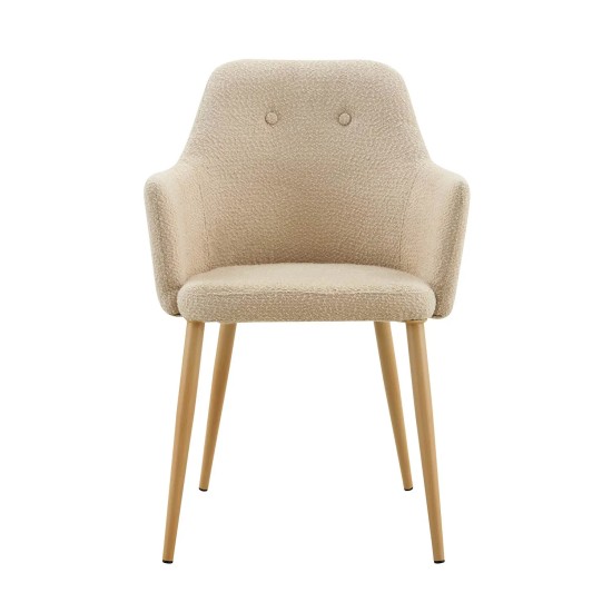 SILLÓN GUNNAR TEXTIL ARENA PATAS COLOR NATURAL 2