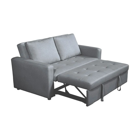 SOFÁ CAMA EN TAPIZADO GRIS TOKIO 2