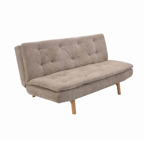 SOFÁ CAMA EN TAPIZADO TEXTIL ARENA VELMA