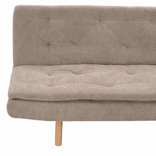 SOFÁ CAMA EN TAPIZADO TEXTIL ARENA VELMA