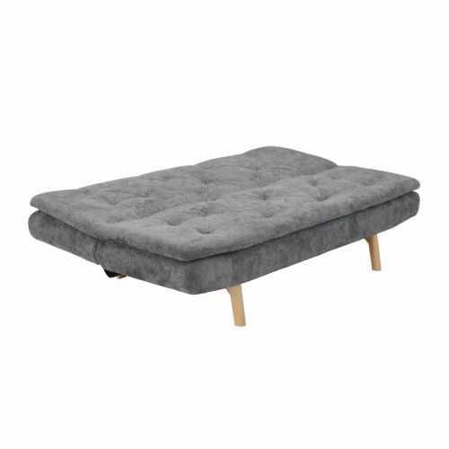 SOFÁ CAMA EN TAPIZADO TEXTIL GRIS MARENGO VELMA