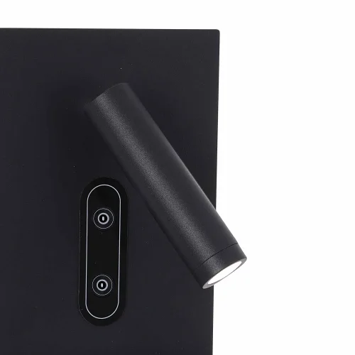 APLIQUE LED 10W 3000-6000K TÁCTIL NEGRO CARGA INALÁMBRICA MILO