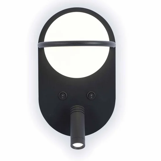 APLIQUE DE PARED LED 6W 3000-6000K NEGRO ASTRA 2