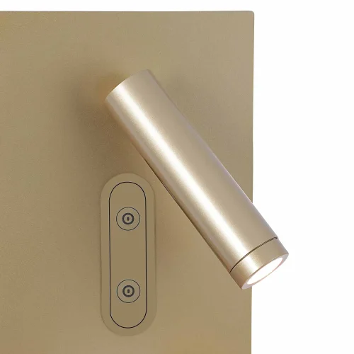 APLIQUE LED 10W 3000-6000K TÁCTIL DORADO CARGA INALÁMBRICA MILO