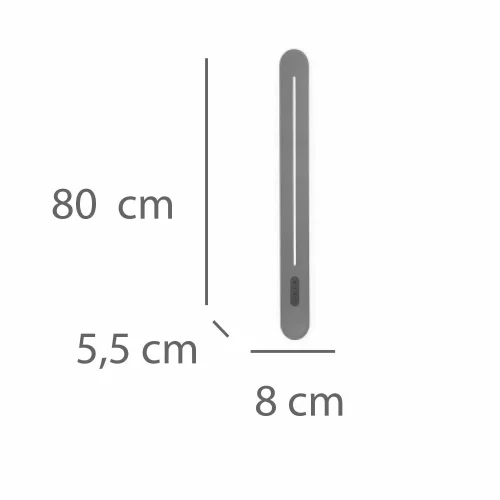 APLIQUE LED 21W 3000-6000K TÁCTIL 80CM BLANCO ISANDRO